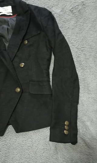 Americana negra doble botonadura