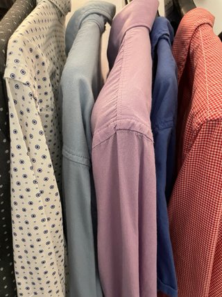 Camicia uomo a pois grigia scura