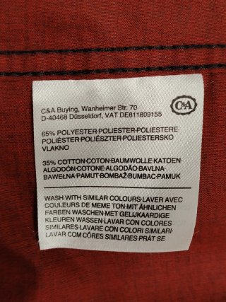 Camisa Urban District XXL color Vino Tinto