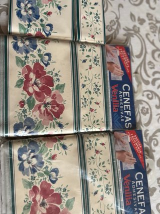 Lote 3 x 5m Cenefas Adhesivas Venilia Vintage