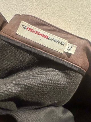 Pantalones anchos marrones