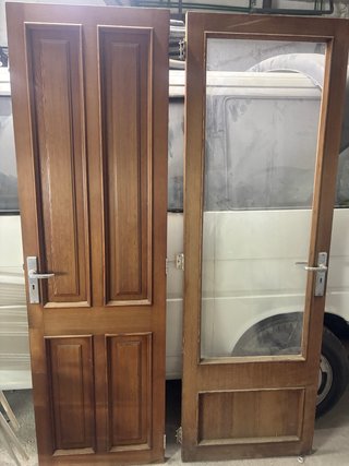 2 Puertas de Madera Interior