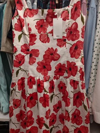 Vestido MIDI floral Mango Talla M