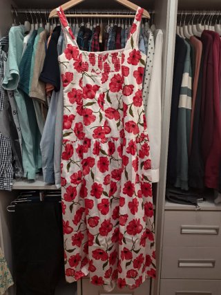 Vestido MIDI floral Mango Talla M