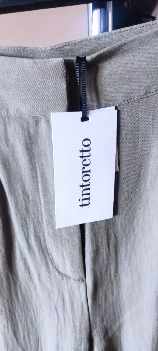 Pantalones Tintoretto Verde Oliva Sin Estrenar