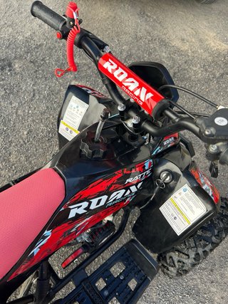 Quad ROAN RATTE Negro/Rojo