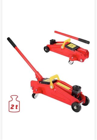 Cric cricchetto a carrello 2t 330mm auto tonnellat