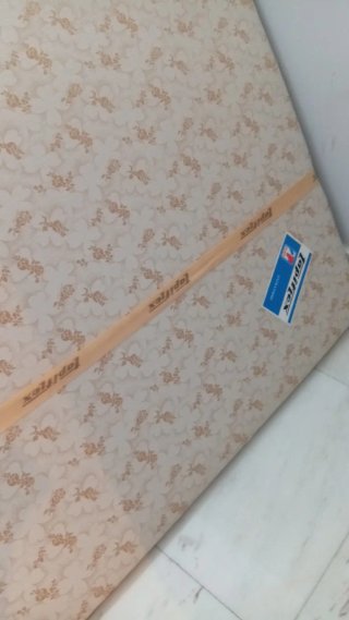 Cama matrimonio madera pino con cabezal somier
