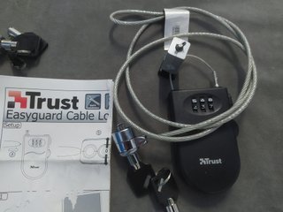 2 Cables Seguridad PC Trust