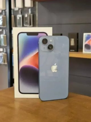 IPHONE 14 256GB AZUL BATE. 100%