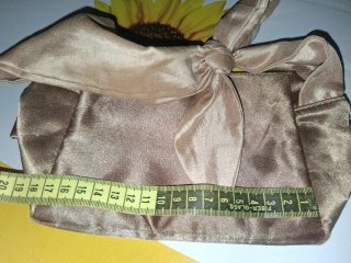 Beauty Bag Oro con Fiocco