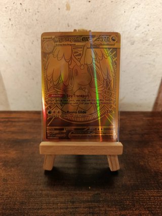 Carta Pokémon Mega Dragonite EX Full Art Dorada