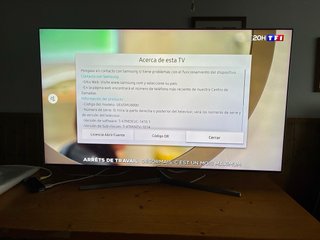 TV Samsung 65 Negra