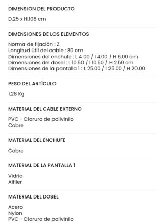 Lámpara de techo moderna