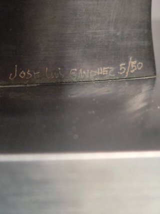 Escultura de bronce de José Luís Sánchez