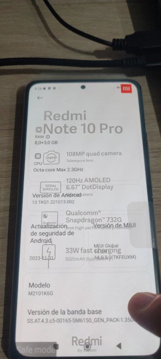 Xiaomi Redmi Note 10 Pro Dorado/rosa