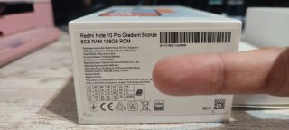 Xiaomi Redmi Note 10 Pro Dorado/rosa