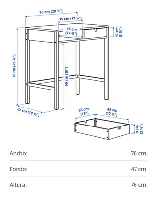 Escritorio Nordkisa Ikea Bambú