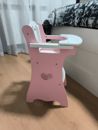 Trona de juguete de madera
