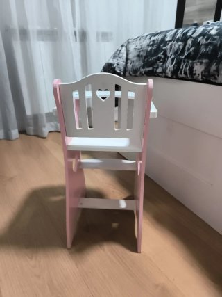 Trona de juguete de madera