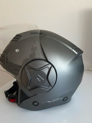 Casco Moto CGM Scooter Gris