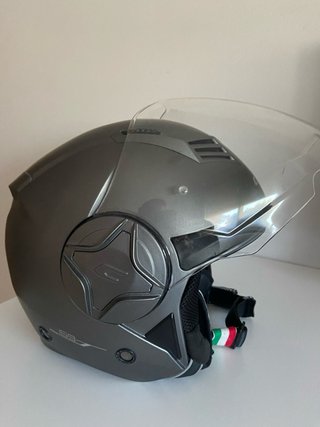 Casco Moto CGM Scooter Gris