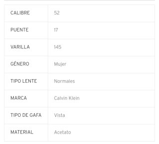 Montura Gafas Calvin Klein Granate Mujer.