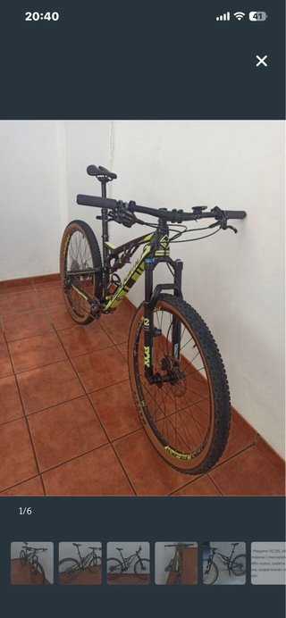Bicicleta MTB Doble Suspensión 29