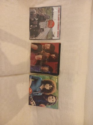 Vinilos The Clash, Ramones, T-Rex