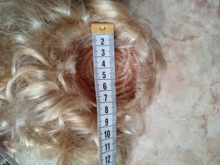 Peluca Muñeca Antigua N° 6