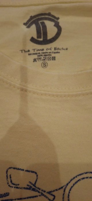 Camiseta amarilla moto Vespa Talla S