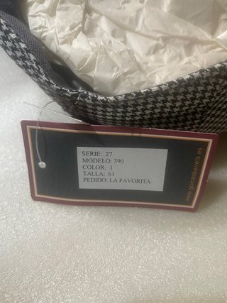 Gorra Beire tipo madrileño/chulapo