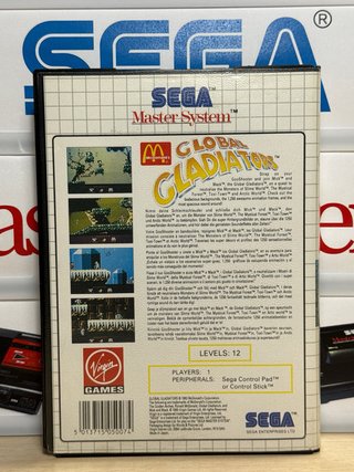 Global Gladiators SEGA Master System CIB