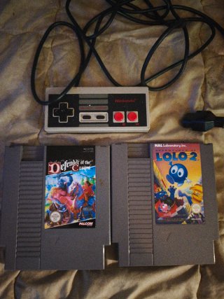 Adventures of Lolo 2 + Defender of the Crown NES