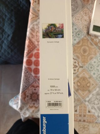 Puzzle Ravensburger 1000 piezas Romantic Cottage