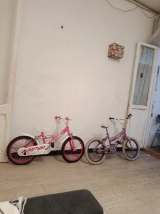 Bicicleta infantil rosa
