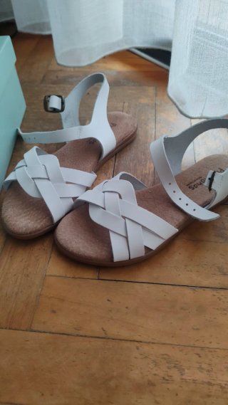Sandalias blancas  Pisamonss talla 35