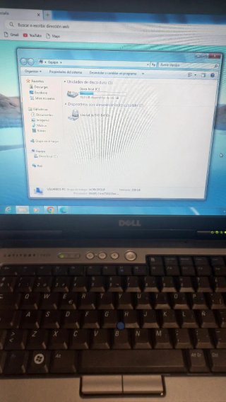 Portátil Dell Latitude D830