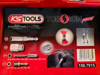 Juego extractores tornillos KS Tools 150.7015