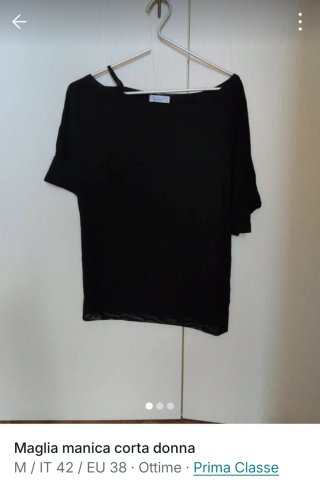 Maglia mezza manica donna taglia M