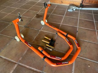 Caballete moto PROWORKS naranja