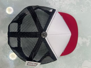 Gorra Trucker Chrome Hearts Roja Blanca Negra