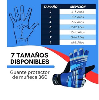 Guantes de portero niño Warrior Gear. Talla 5