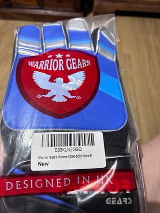 Guantes de portero niño Warrior Gear. Talla 5