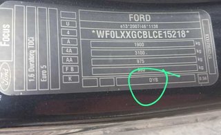 Ford 394692 airbag guida bampt11675 focus 1.6 tdci