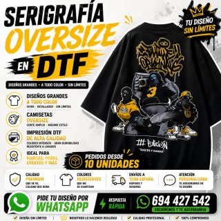 Servicio de serigrafia en DTF