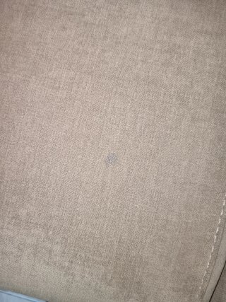 Sofá de tela beige 3 plazas