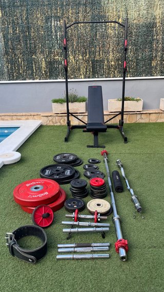 Material de gimnasio completo