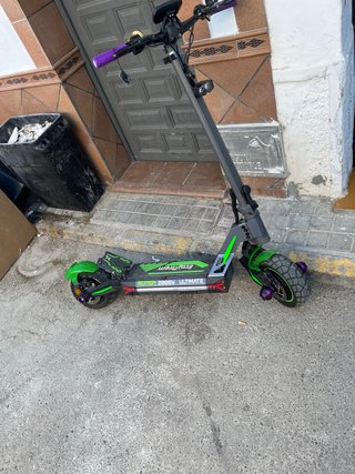 Ecoxtrem Dual 2000w Patinete Eléctrico Verde/Morad
