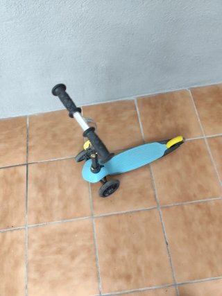 Patinete infantil 3 ruedas azul